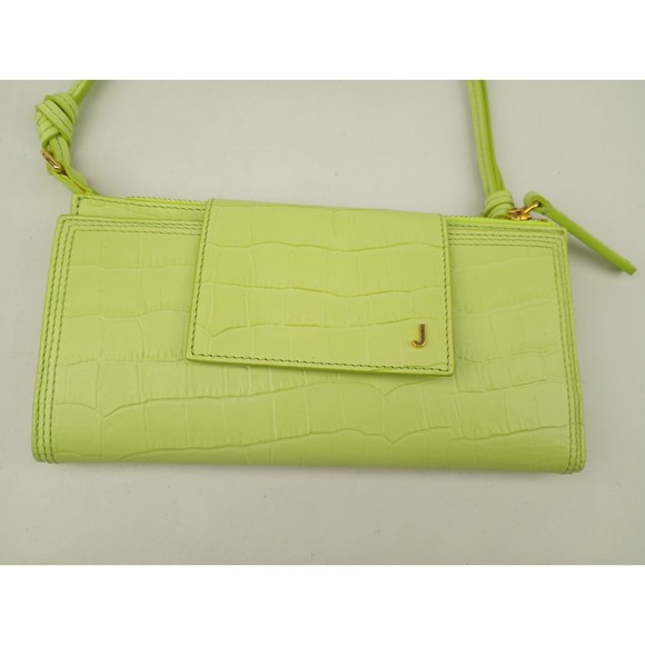 Jacquemus Le Pichoto Leather Mini Bag Lime Green - Picture 5 of 9